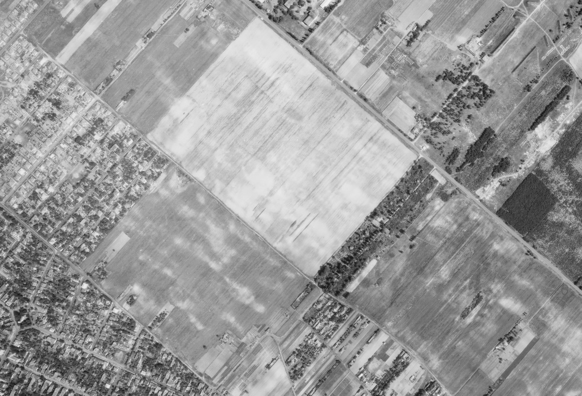Az Újpalotai lakótelep területe 1967-ben