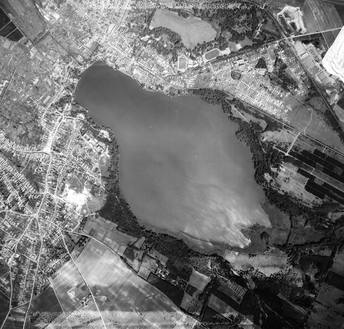 A tatai Öreg-tó 1960-ban