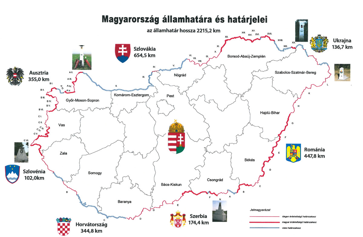 Magyarország határai és határjelei
