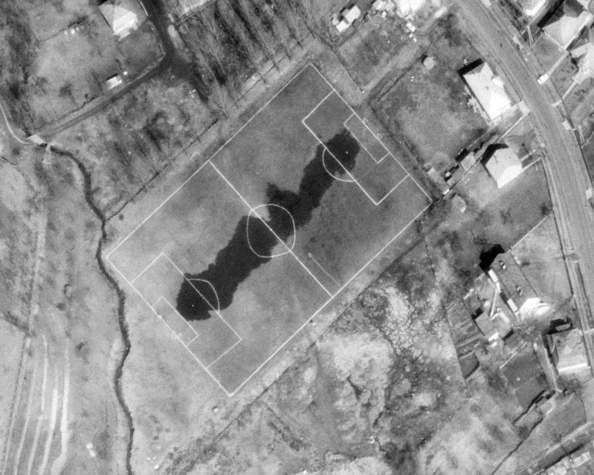 Zagyvaróna régi labdarúgó pályája, 1976
