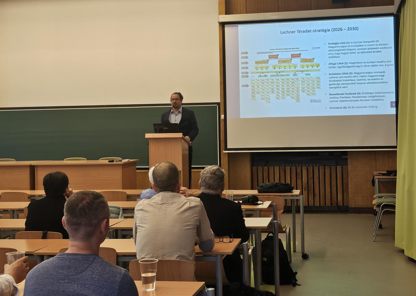 előadás a Földmérők Világnapja 2026 konferencián